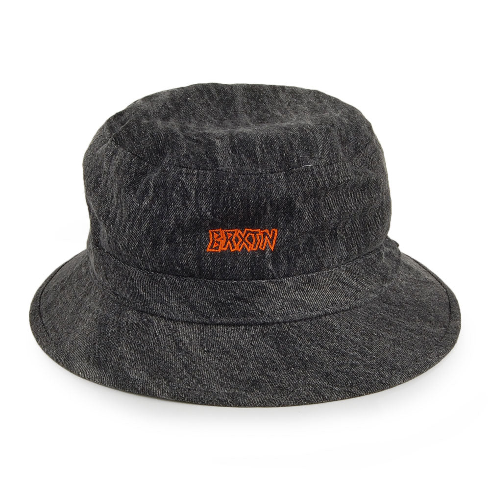 Chapeau Bob Simmons noir délavé BRIXTON