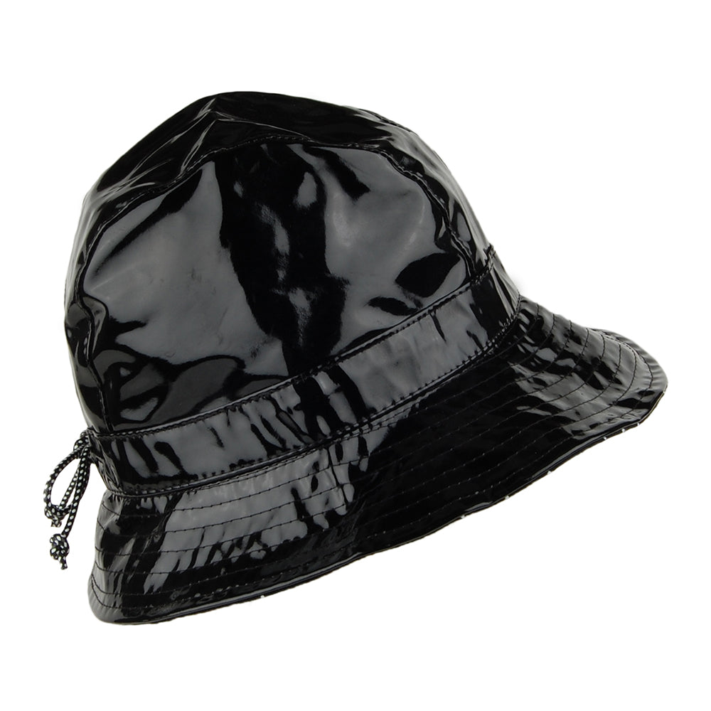 Chapeau Bob en Vinyle Rachel noir BETMAR