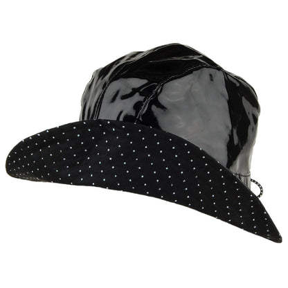 Chapeau Bob en Vinyle Rachel noir BETMAR