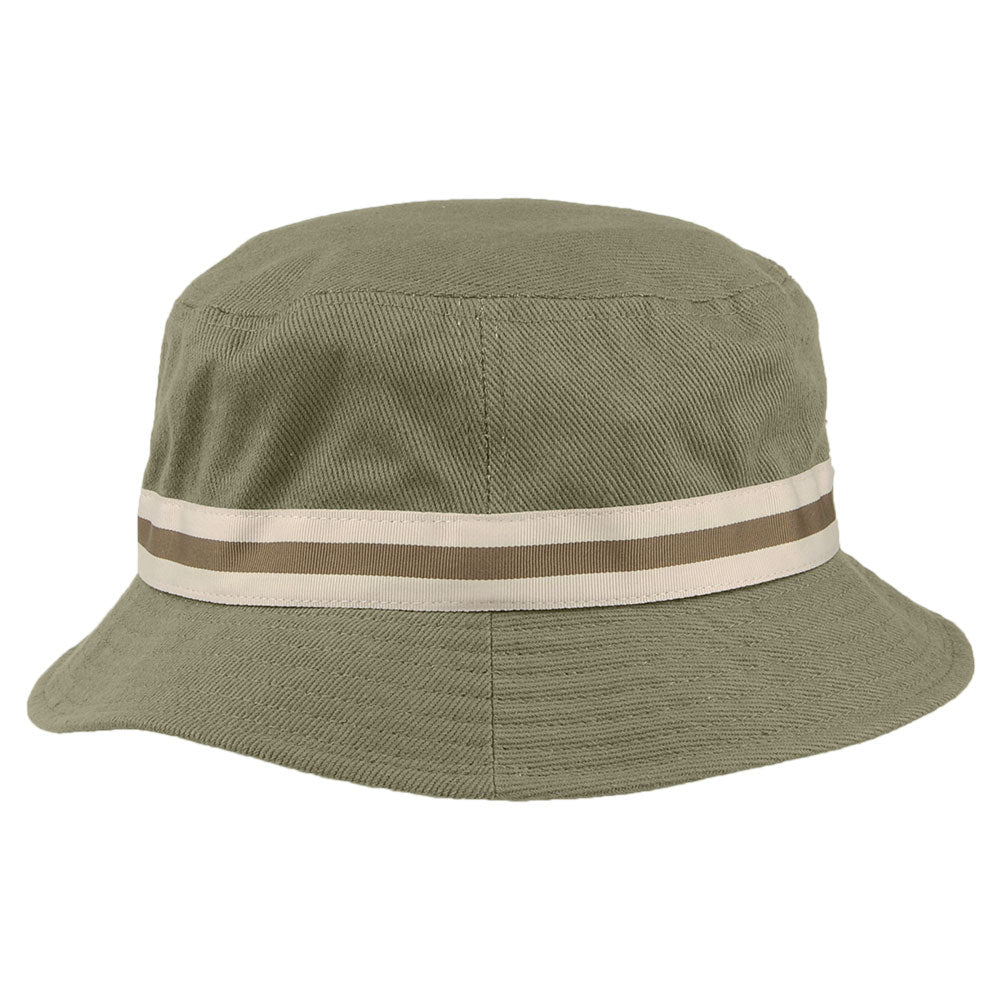 Chapeau Bob Stripe Lahinch mousse KANGOL