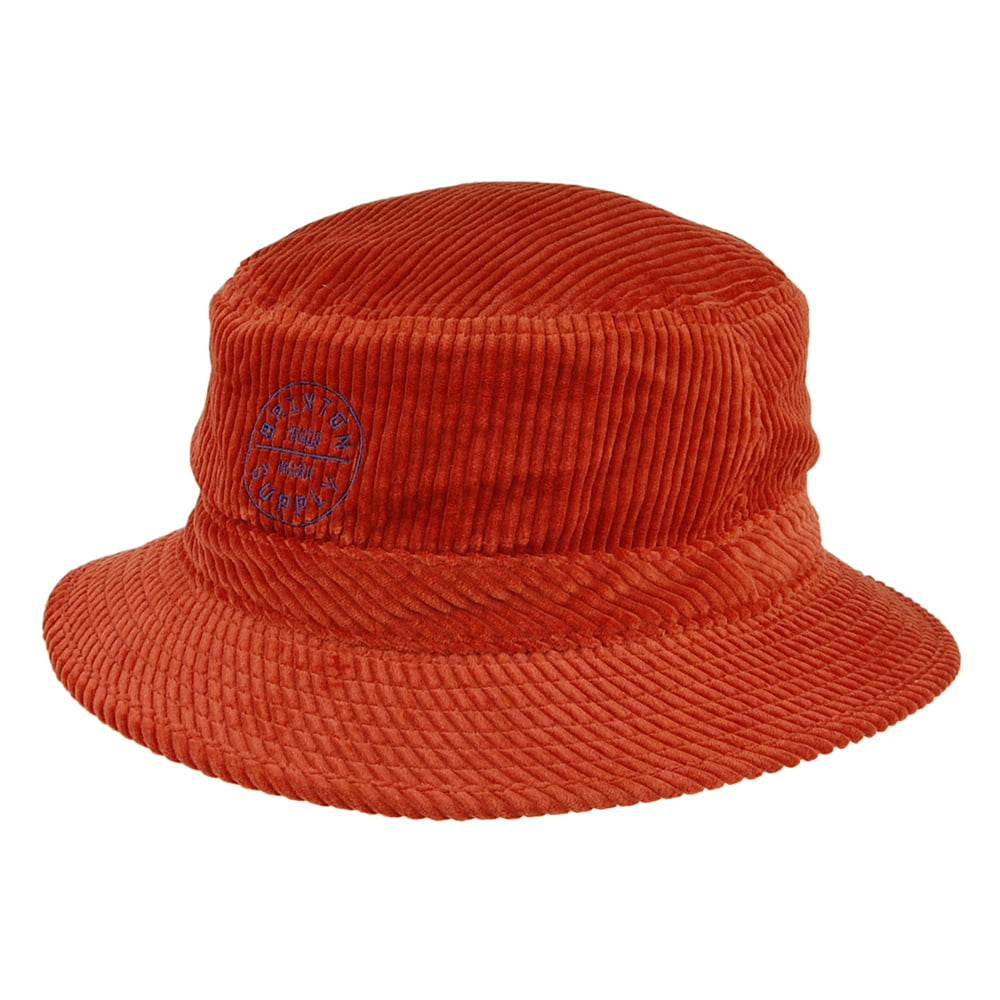 Chapeau Bob en Velours Côtelé Oath rouille BRIXTON