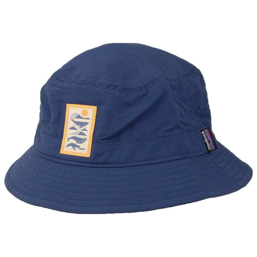 Chapeau Bob Hydrofuge Wavefarer bleu PATAGONIA