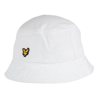 Chapeau Bob en Coton Sergé blanc LYLE & SCOTT