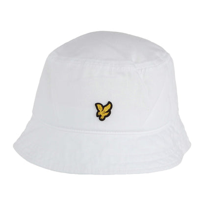 Chapeau Bob en Coton Sergé blanc LYLE & SCOTT