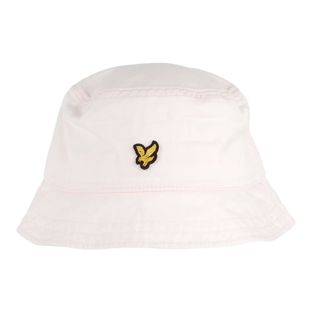 Chapeau Bob en Coton Sergé rose clair LYLE & SCOTT