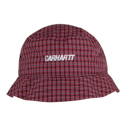 Chapeau Bob Alistair noir-rouge CARHARTT WIP