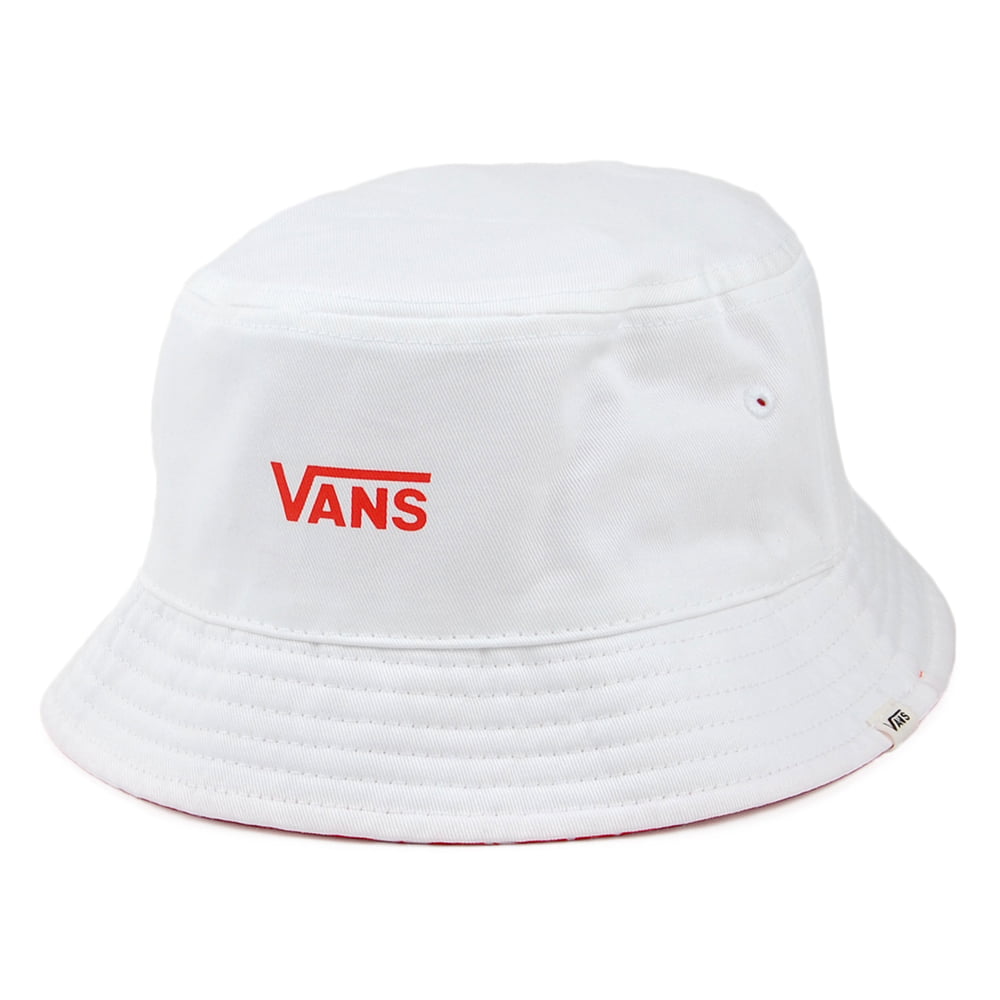 Chapeau Bob Réversible Delux Hankley rouge-blanc VANS