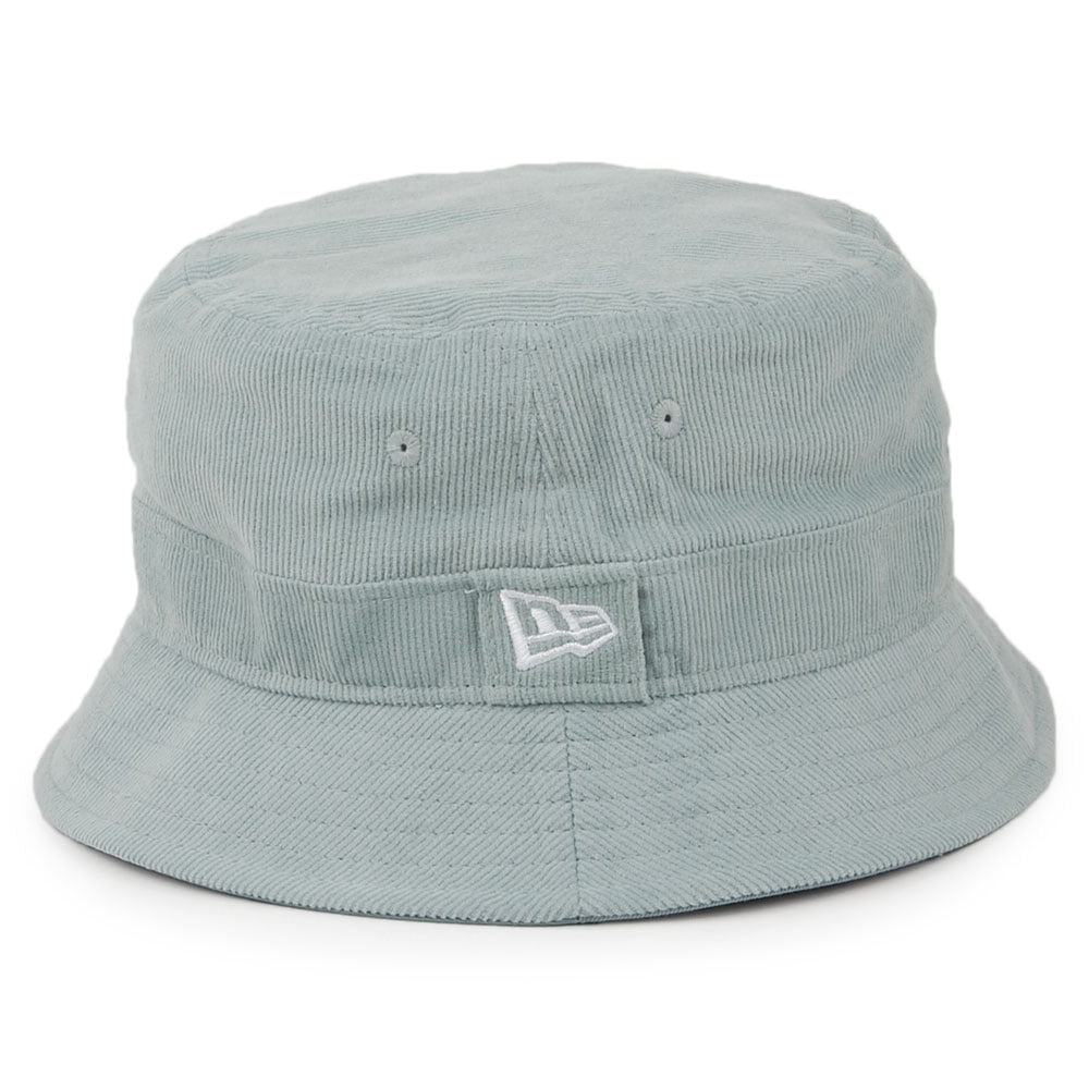 Chapeau Bob en Coton Velours Côtelé Pastel menthe NEW ERA