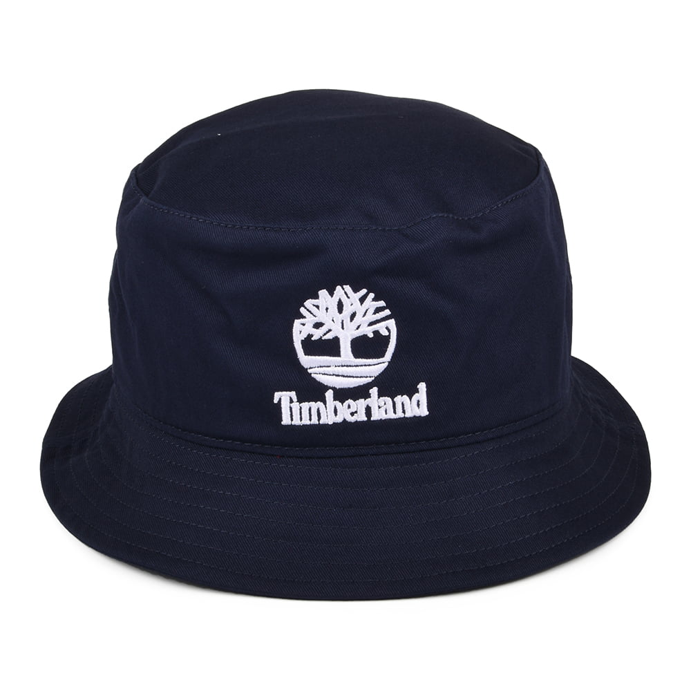 Chapeau Bob en Coton Sergé Youth Culture bleu marine TIMBERLAND