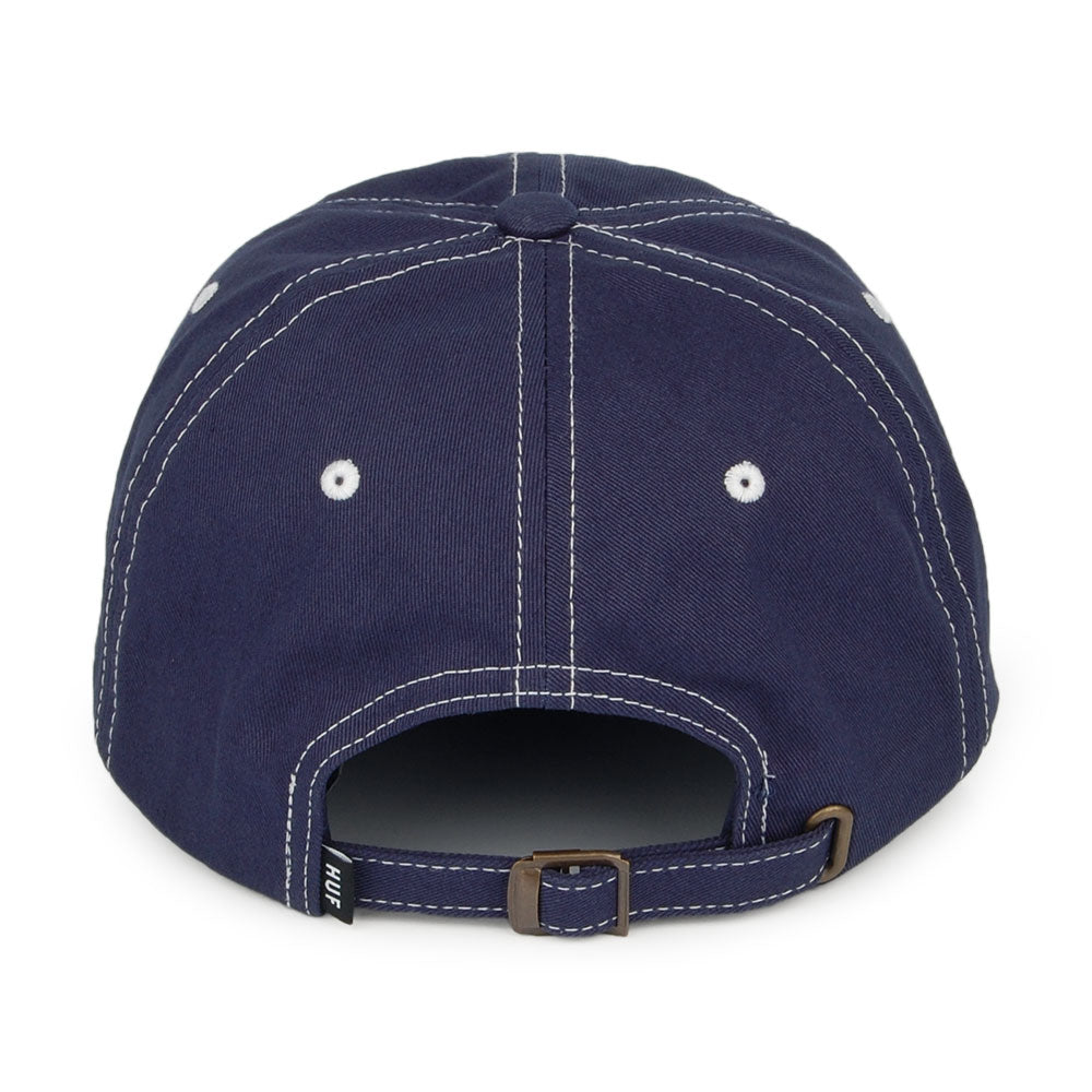 Casquette à Visière Incurvée Peaking bleu marine délavé HUF