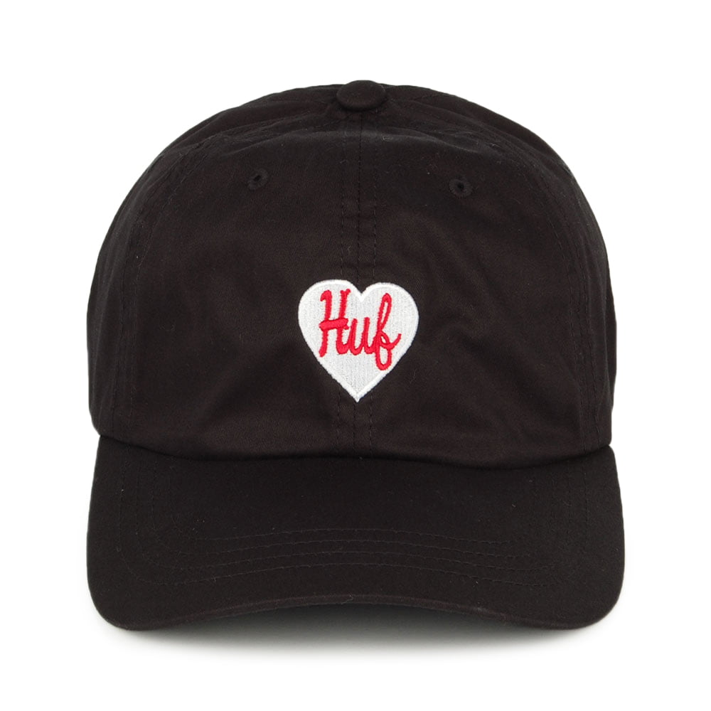 Casquette à Visière Incurvée Plastic Heart noir HUF