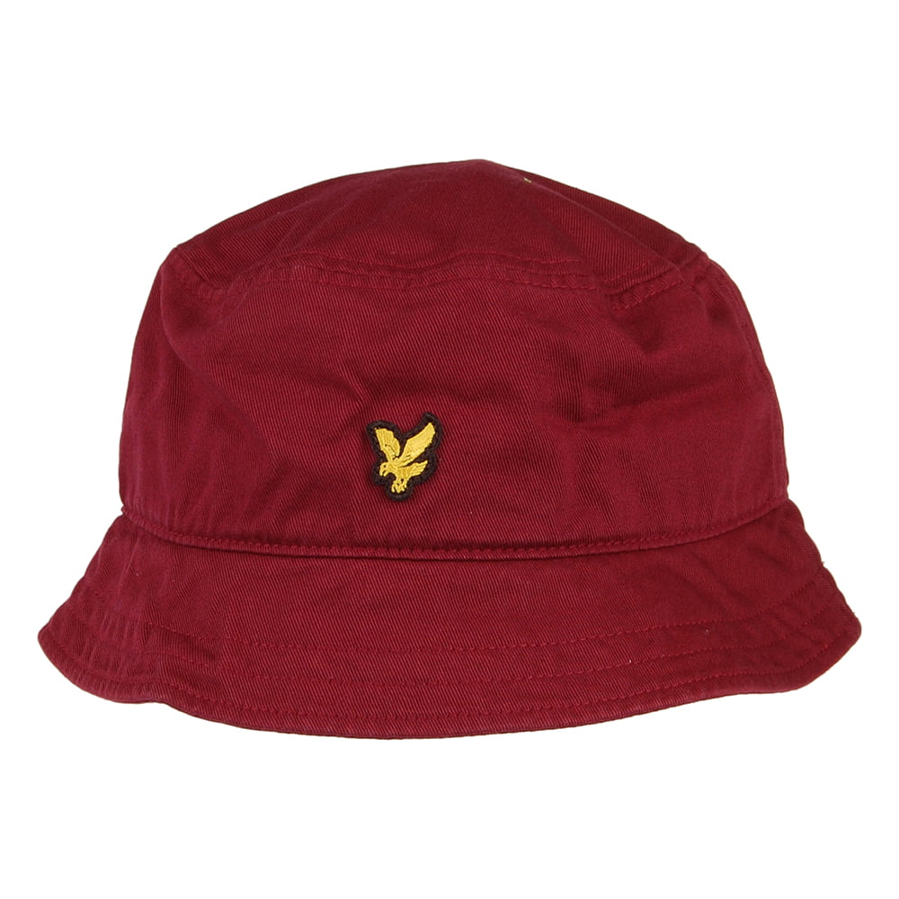 Chapeau Bob en Coton Sergé vin LYLE & SCOTT