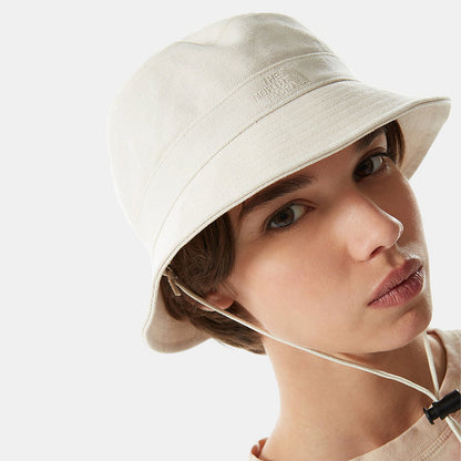 Chapeau Bob en Coton Mountain beige THE NORTH FACE