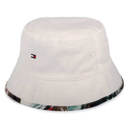 Chapeau Bob Réversible Flag Palm blanc-vert TOMMY HILFIGER