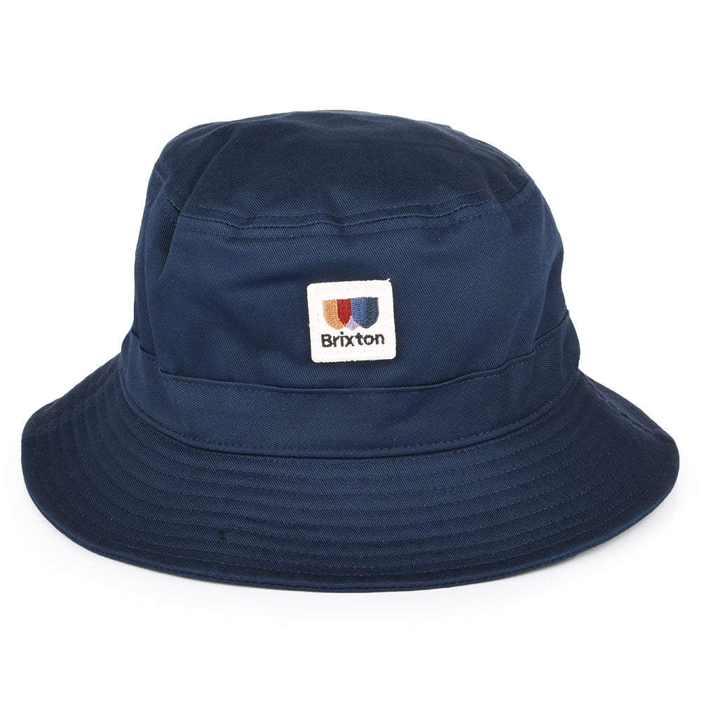 Chapeau Bob en Coton Sergé Pliable Alton bleu BRIXTON