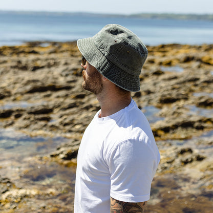 Chapeau Bob en Coton Pliable olive JAXON & JAMES