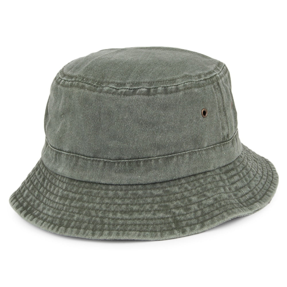 Chapeau Bob en Coton Pliable olive JAXON & JAMES