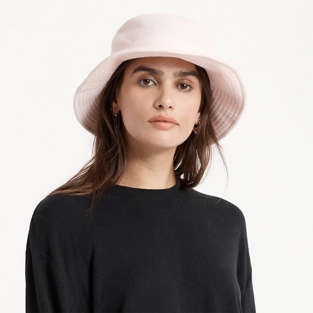 Chapeau Bob Pliable en Tissu Éponge Petra rose clair BRIXTON