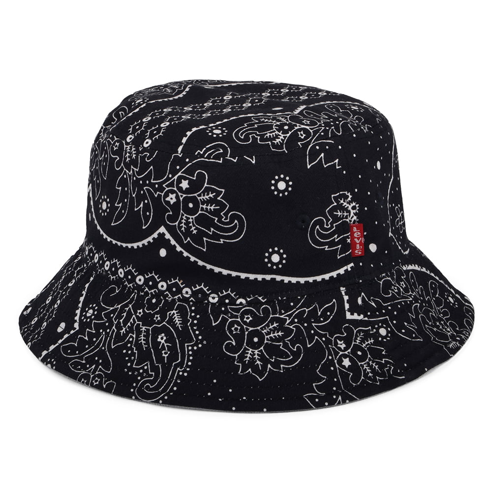 Chapeau Bob Réversible Bandana bleu marine LEVI'S