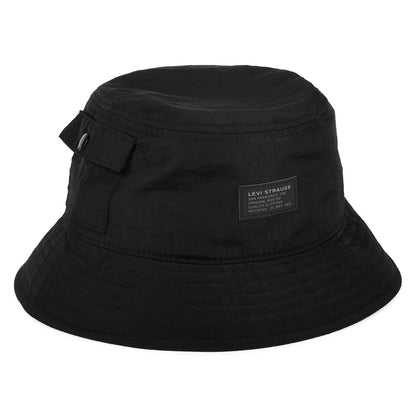 Chapeau Bob avec Poche No Horse Pull Logo Patch noir LEVI'S