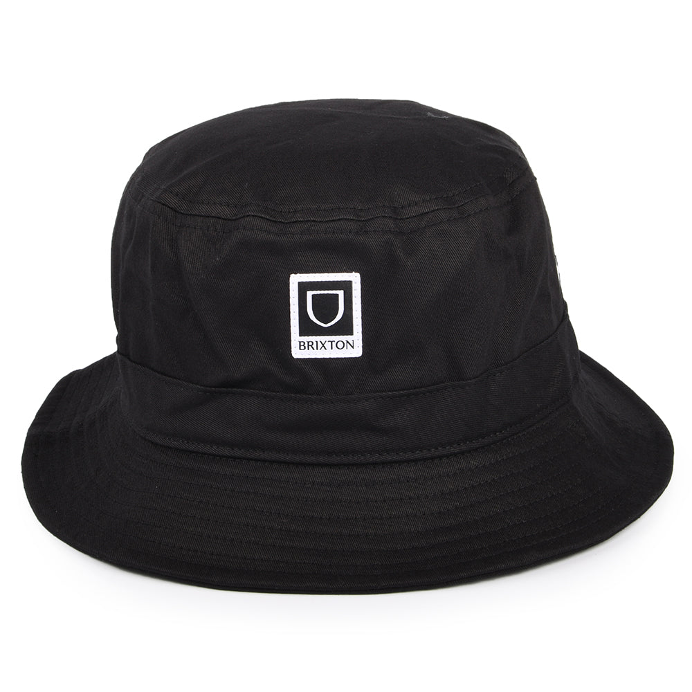 Chapeau Bob Pliable Beta en Coton noir BRIXTON