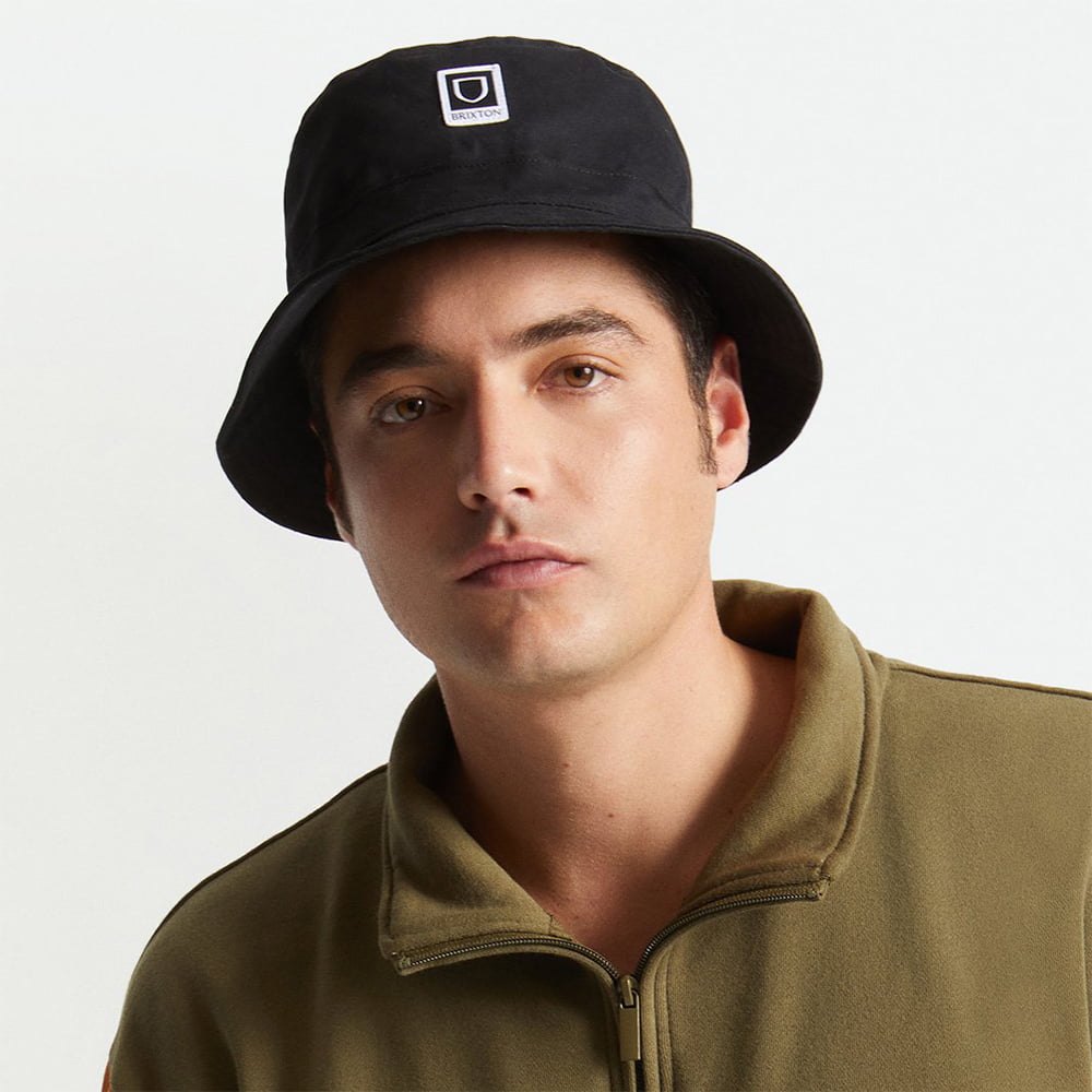 Chapeau Bob Pliable Beta en Coton noir BRIXTON