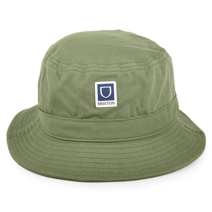 Chapeau Bob Pliable Beta en Coton olive BRIXTON