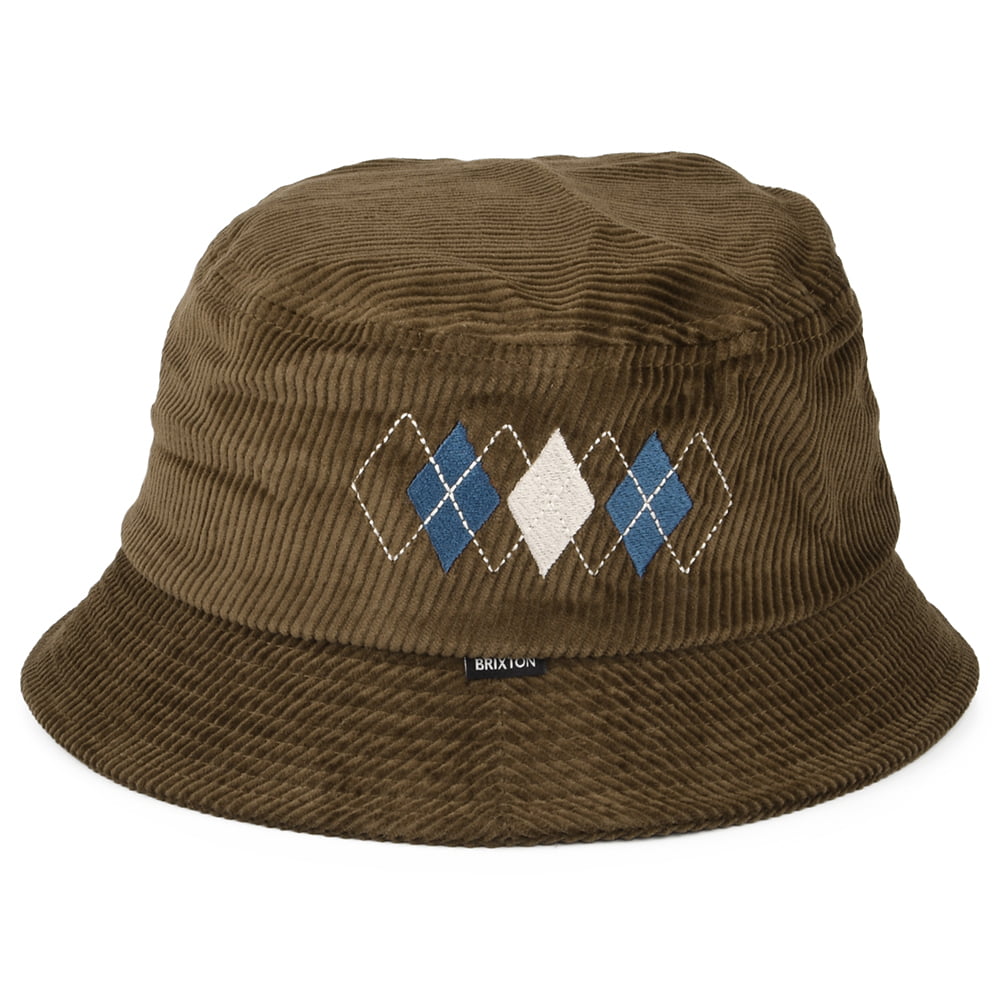Chapeau Bob Pliable en Velours Côtelé Gramercy marron BRIXTON