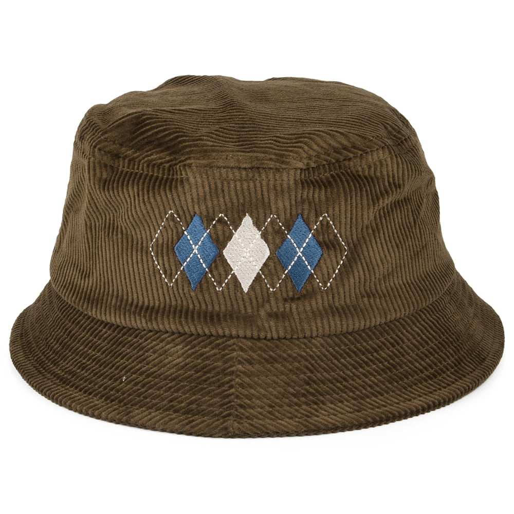 Chapeau Bob Pliable en Velours Côtelé Gramercy marron BRIXTON