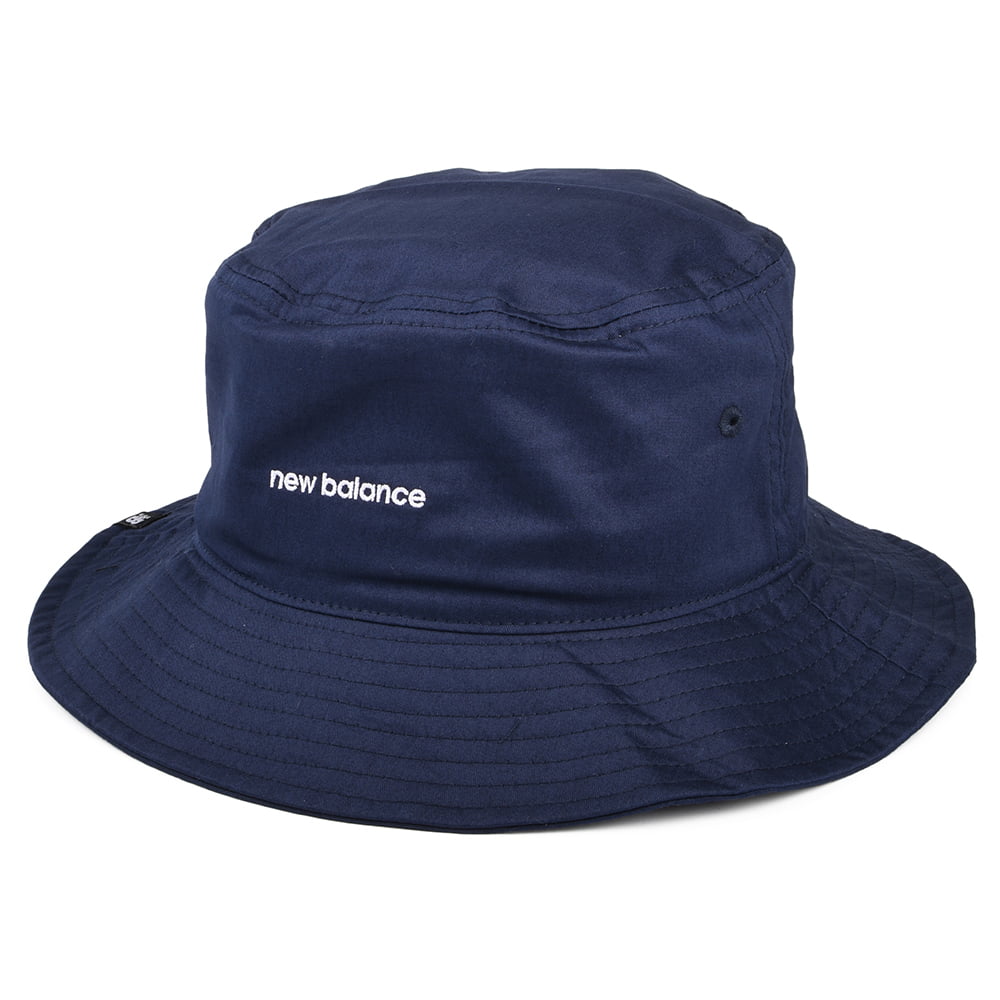 Chapeau Bob en Coton Sergé bleu marine NEW BALANCE