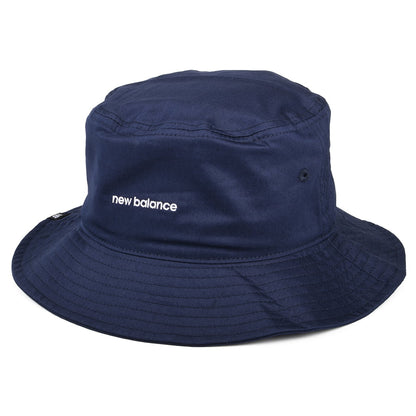 Chapeau Bob en Coton Sergé bleu marine NEW BALANCE