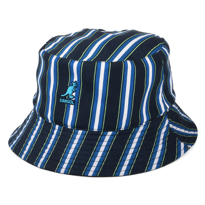 Chapeau Bob Réversible à Motif Double Special bleu marine KANGOL