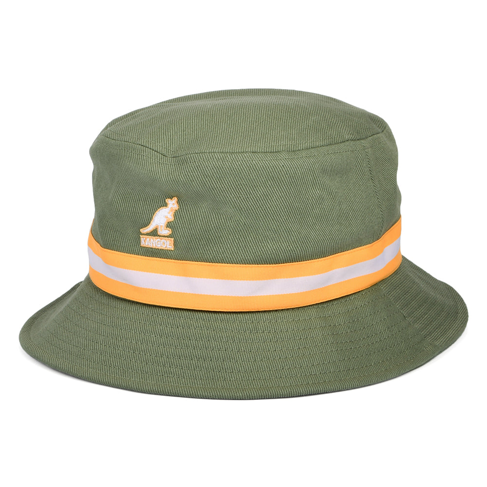 Chapeau Bob Stripe Lahinch sauge KANGOL