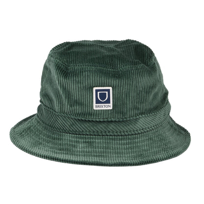 Chapeau Bob Pliable en Velours Côtelé Beta forêt BRIXTON