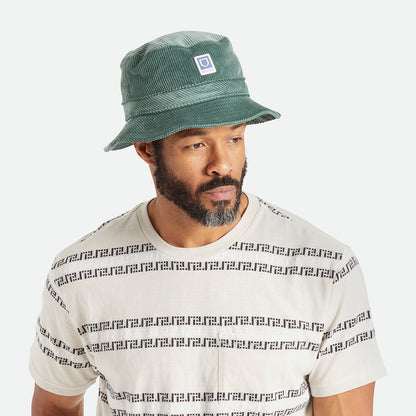 Chapeau Bob Pliable en Velours Côtelé Beta forêt BRIXTON