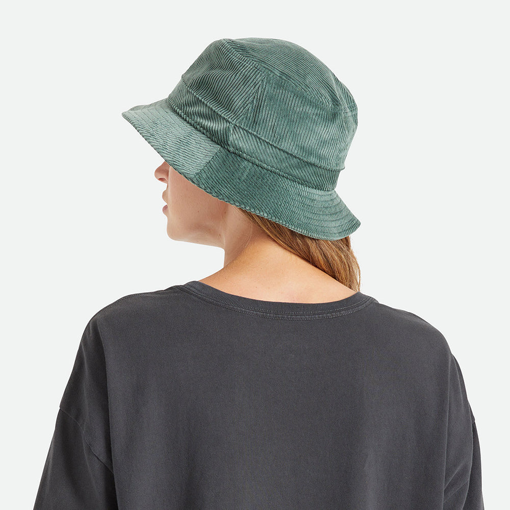 Chapeau Bob Pliable en Velours Côtelé Beta forêt BRIXTON