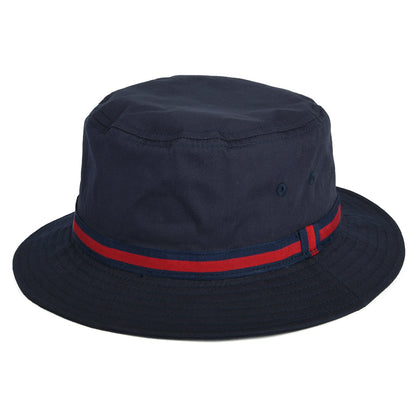 Chapeau Bob Hydrofuge à Rayures bleu marine DORFMAN PACIFIC