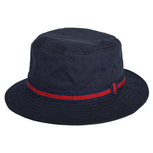 Chapeau Bob Hydrofuge à Rayures bleu marine DORFMAN PACIFIC