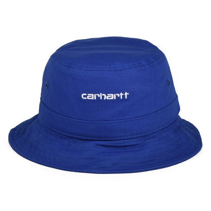 Chapeau Bob en Toile de Coton Script bleu CARHARTT WIP