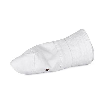 Chapeau Bob en Coton Pliable blanc JAXON & JAMES