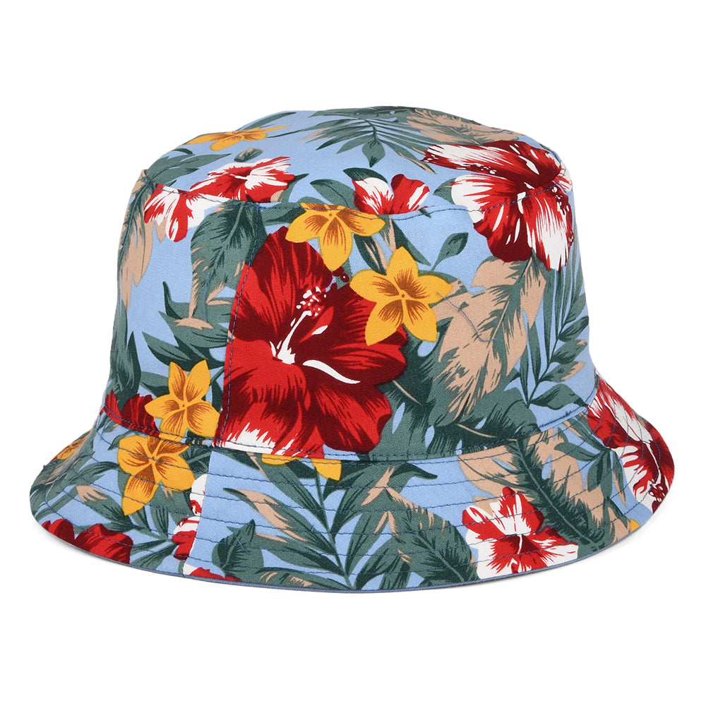 Chapeau Bob en Coton Réversible bleu ciel FAILSWORTH