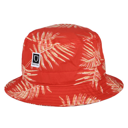 Chapeau Bob en Coton Pliable Beta Aloha rouge BRIXTON