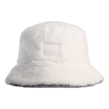 Chapeau Bob en Fausse Fourrure Réversible TJW Fuzzy ecru TOMMY HILFIGER