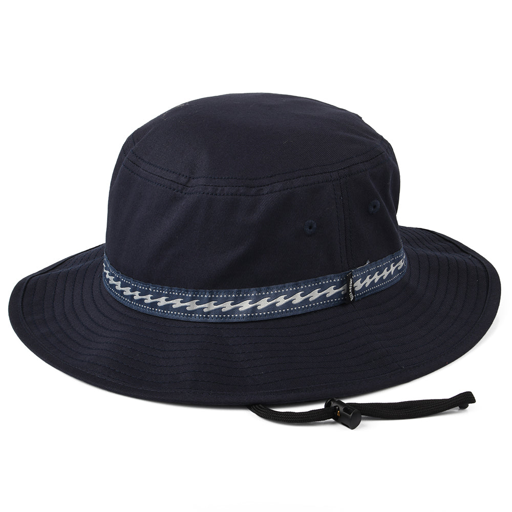 Chapeau Bob Boonie en Coton Waves bleu foncé BILLABONG