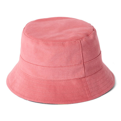 Chapeau Bob Réversible en Coton saumon FAILSWORTH