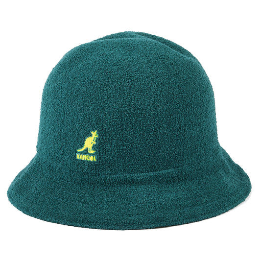 Chapeau Bob Réversible Casual Flip It bleu sarcelle-citron vert KANGOL