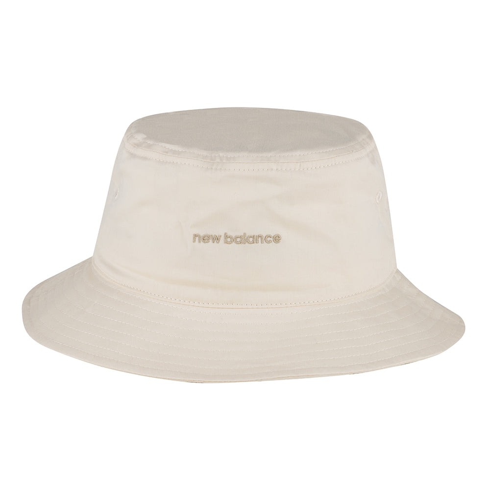 Chapeau Bob en Coton Sergé beige NEW BALANCE