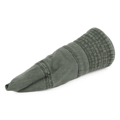 Chapeau Bob en Coton Pliable olive