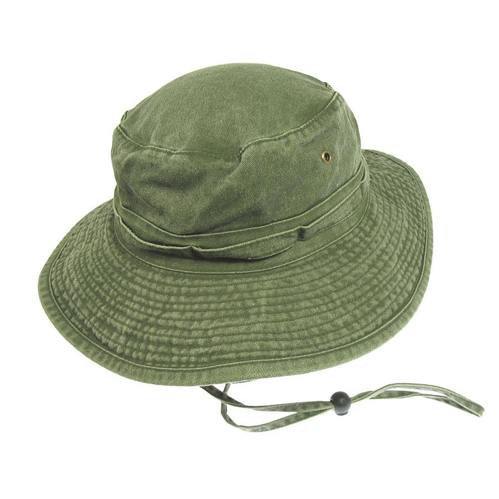 Chapeau Bob Boonie en Coton Pliable olive JAXON & JAMES