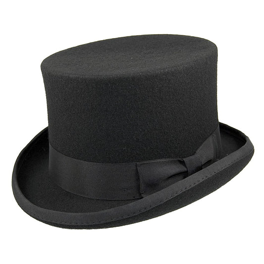 Chapeau Haut de Forme Mid Crown noir JAXON & JAMES